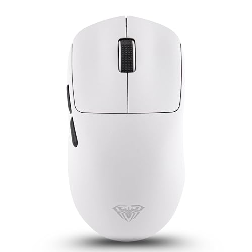 Image of AULA SC800 Tri-Mode(2.4GHz /BT /Wired) Ultra-Lightweight Gaming Mouse | 37grams, Adjustable 26000 DPI, PAW3395 Sensor, 8000 Polling Rate, Ultra-Precise & Durable for Gaming & Office Use | White (SC800W)