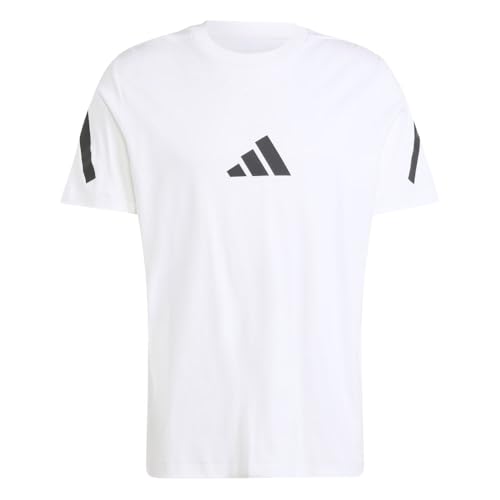 Adidas] Short Sleeve Z.N.E. T-Shirt KTJ53 Men's White