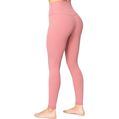 Sunzel Workout Leggings for Women, Squat Proof High Waisted Yoga Pants 4 Way Stretch, Buttery Soft Pink Cover