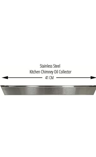 Steel Oil Collector Tray for Kitchen Chimney | 16 Inch (41 cm) | Easy to Clean & Install | Compatible with Multiple Chimney Brands - Image 2