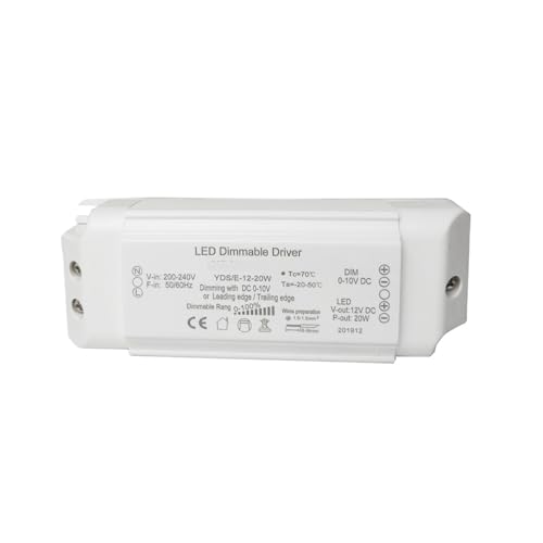 Driver LED 2 en 1 variable 24V 20W transformateur AC 220V DC