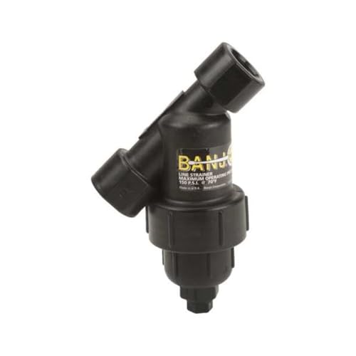 Image of Banjo LS050-40 Polypropylene Y Strainer, 40 Mesh, 1 /2 inch NPT Female