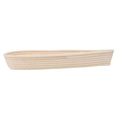 Ipetboom Cesta de Fermentación para Pan Baguette Rattan Natural Molde Reutilizable para Masa Madre y Levado