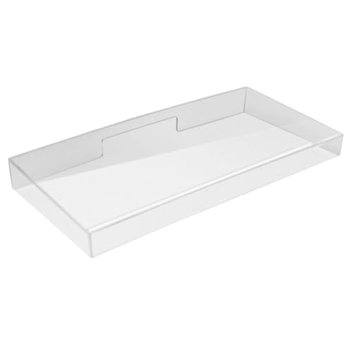 Protection de clavier acrylique SHINEOFI 470x235x55 mm pour bureau