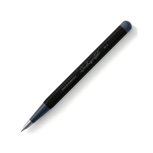 Image of LEUCHTTURM1917 0.7mm Mechanical Pencil Drehgriffel No.2 Black | Clutch Lead Pencil, HB Graphite, Twist Mechanism, Drehgriffel No. 2, Stationery Gift, Journal Pencil