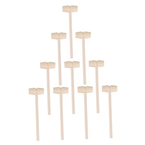 Martillos de madera infantiles con mango ergonómico para mejorar la motricidad fina