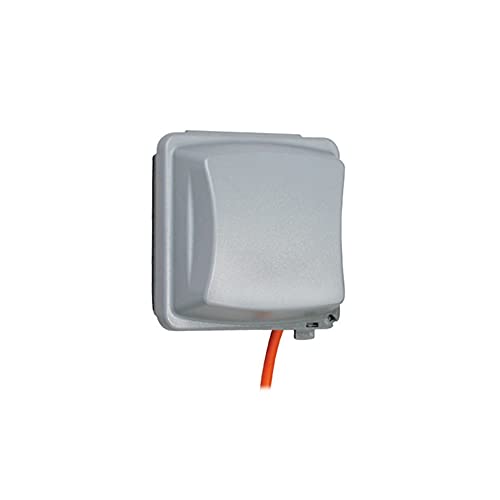 TayMac MM2410G Gray Polycarbonate 2-Gang Weatherproof In-Use Electrical Outlet Cover for Home Improvement, 2.75-in. Deep Outdoor Outlet Cover for Electrical Box, UFAST 55-in-1, Rated NEMA 3R