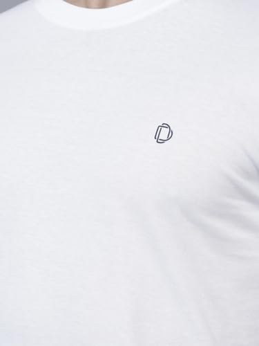 Image of Dollar Super Combed Cotton Mens Assorted Solid T-Shirt