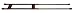 Camco Camper/RV Refrigerator Double Bar | Features Spring-Loaded Tension Bars with Rubber Ends & Adjusts from 19-Inches to 34-Inches | Brown (44078)