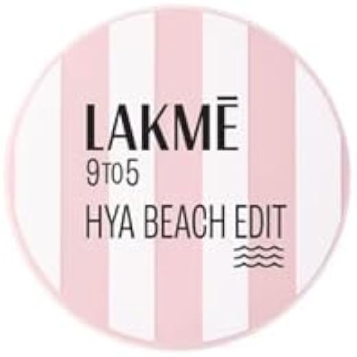 Lakme 9to5 Hya Matte, Beach Edit Cushion Foundation, W120-Warm Creme, Matte Finish, Buildable Coverage, SPF 40, 12 gm