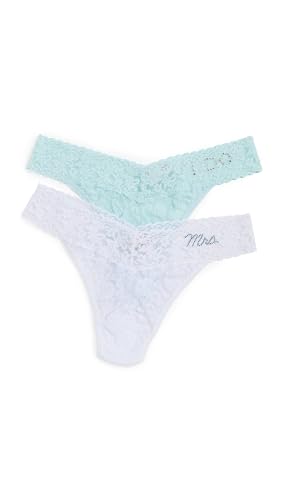 hanky panky Women's “I Do & Mrs Original Rise Thong Box Set, Clwh, One Size
