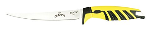 Buck Knives 0233 Mr. Crappie 6-Inch Slab Shaver Fishing Bait Knife with Sheath