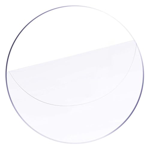 Gatuida Disco Acrílico Transparente Redondo Placa de Metacrilato Clara para Manualidades Pintura Bricolaje y Señalización Alta Claridad para Proyectos DIY