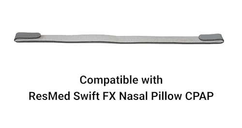 2-Pack CPAP Headgear Straps with 2 CPAP Covers, Compatible with ResMed Swift FX Nasal Pillow CPAP Mask