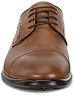 ECCO Men's CITYTRAY Cap Toe Tie Oxford, Brown (AMBER), 9 US medium | Image 3