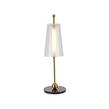VONN Lighting Toscana VAT6101AB 20' Height Integrated LED Table Lamp with Glass Shade in Antique...
