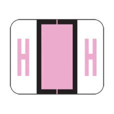 All Star Brand -H- 1 roll - BCCR Series Match Roll Alpha Labels, TPAM, 1" x 1-1/4", *Mylar Covered, (Also Available in Recipe Box Sheets TPPK) (
