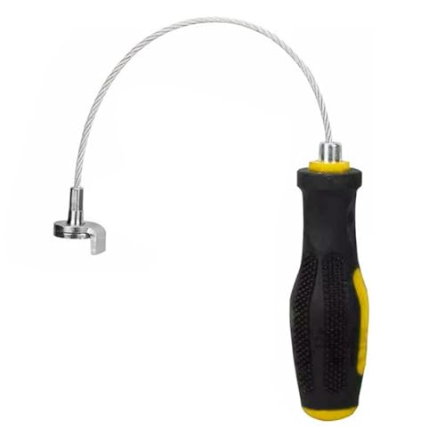 Herramienta de extracción de tapón de drenaje magnético | Herramienta magnética de absorción antiescaldaduras, herramienta de eliminación de drenaje de - Llave flexible antideslizante para