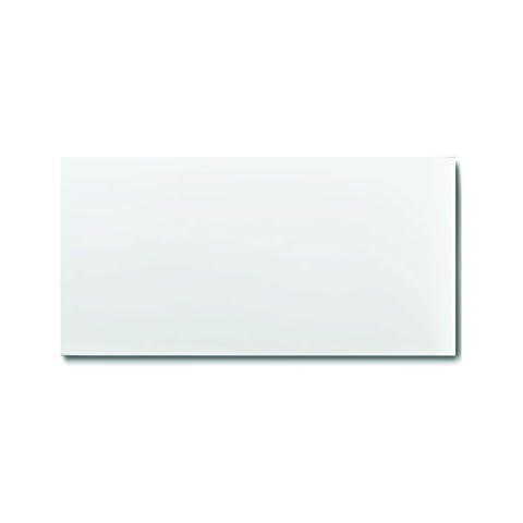 25 Dry Erase Magnetic Shelf Labels 2" x 4" - White - 20 mil - Write On/Wipe Off Cover