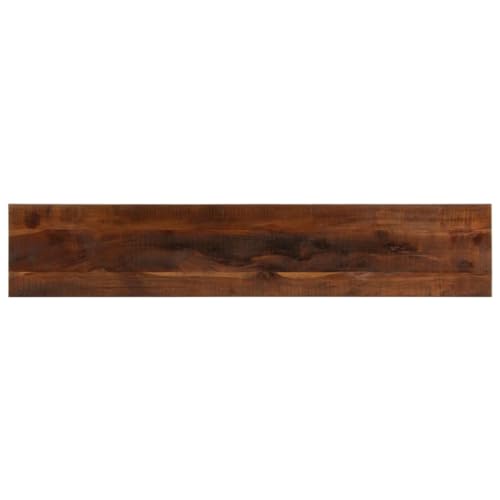 vidaXL Tischplatte, Holzplatte Rechteckig, Massivholzplatte für Tisch Esstisch Couchtisch, Ersatztischplatte, 180x40x2,5cm Altholz Massiv