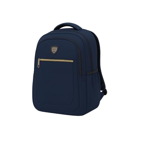Mochila Reforçada Anti Furto - Design Executivo e Conforto Ergonômico com Saída USB (Azul)