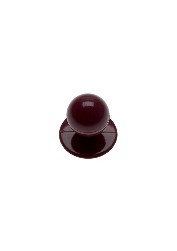 KarlowskyKarlowsky KK 78 andMORE Ball Buttons, 100% Plastic, Bordeaux, Pack of 12