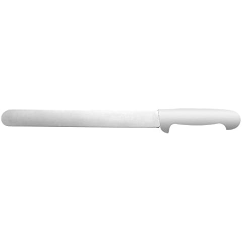 EVER BLADE Professional Japanese Steel Roast Slicer, Scallop/Granton 12" (300 mm), (White) Cover