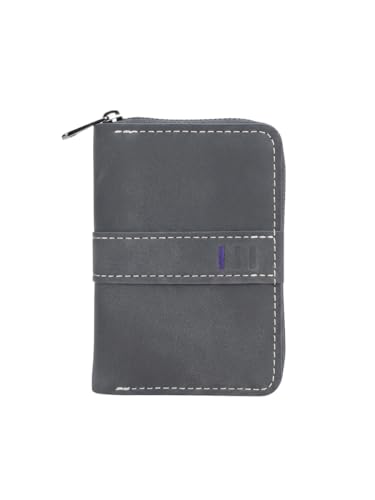 Image of 9 Slot RFID Orignal Leather Credit Debit Card Holder Wallet Money Coin Zipper Purse for Men & Women