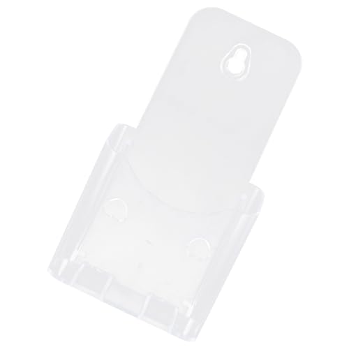 Artibetter 壁付け可能なファイル収納棚 透明プラスチック製 ブロシュアホルダー 卓上スペース節約 オフィス用パンフレットスタンド 文書整理
