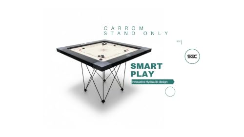 Image of SGC Premium Carrom Board 36 INCH Full Size with 3 inch Border (Super) with Strickers 4mm ply
