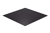 Black Plexiglass Sheet - 1/4' Thick Cast (24' x 48')