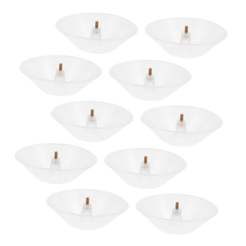 FUTUREORYY 10 Pezzi Ciotola Per Raccolta Olio Per Estrattore Fumi Da Cucina Raccoglitore Grasso Cottura in Plastica Riutilizzabile Vassoio Pulizia Facile Per Piano Cottura