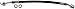 Dorman H621785 Rear Passenger Side Brake Hydraulic Hose Compatible with Select Hyundai Models