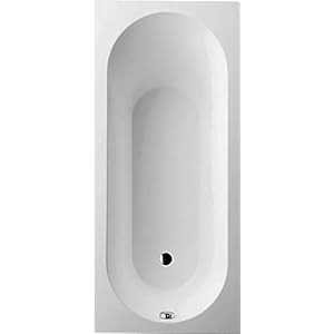 Villeroy en Boch badkuip Quaryl rechthoek Oberon Solo, UBQ180OBE2V 1800x800mm, incl. badpoten, Kleur: wit-alpine – UBQ180OBE2V-01