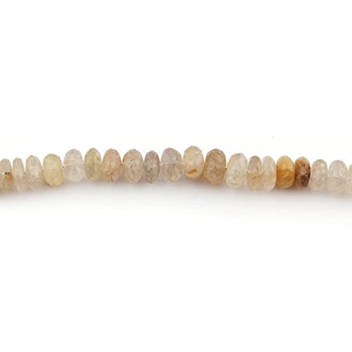 Rutiles dorés facettés pour remplacer les perles ternes de vos colliers