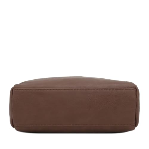 Image of FashionPuzzle Triple Zip Small Crossbody Bag