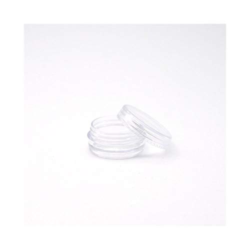 Preisvergleich Produktbild Wiederverwendbare Behälter, Flasche 2g 3g 5g kosmetische Gläser kosmetische Mehrwegflaschen aus Kunststoff Lidschatten Make-up Gesichtscreme Jar Pot Behälter Flasche 1000Pcs / lot