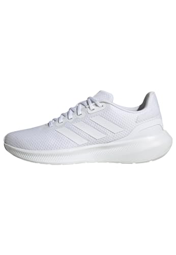 adidas Runfalcon 3.0 Shoes, Zapatillas Hombre, Cloud White Cloud White Core Black, 42 2/3 EU