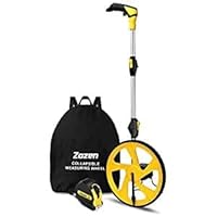 Zozen Messrad Drei Sätze, faltbar/Metrische Einheiten [bis zu 9999.9 m], Rollmessung mit Tragetasche, ein Schlüssel zum Zurücksetzen/Kickstand, um Stand zu halten/Startpunkt Arrow.