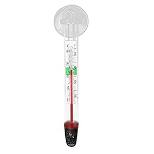 Interpet Easy Read Aquarium Fish Tank Thermometer, Fahrenheit and Celsius scale, Easy Reference Acceptable Temperature…