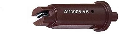 Pack of 6 - TeeJet Air Induction Flat Spray Tips Brown 110° Polymer Visiflo AI11005-VS