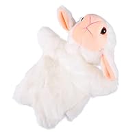 HOMOBABE Plush Sheep Hand Puppet Toy for Boys and Girls Soft Cartoon Role Play Doll for Storytelling and Performance