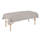 [SEVEN BEAUTY] 大判 タオル シーツ (綿100％) (2176匁) (680g) 120cm×215cm ウォームグレー (1枚入り) [ ブランケット 無地 シーツ 大判 ひざ掛け 掛けタオル 色落ち 耐久性 速乾 温かい カラバリ ]