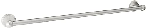 Amazon Basics Straight Modern Towel Bathroom Bar, 24 inch, Satin Nickel by Amazon Basics - Used condition - US$14.08