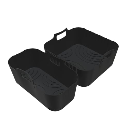 Inserto De Silicona para Freidora De Aire,Revestimiento De Silicona para Cestas De Freidora De Aire | 2 Piezas Antiadherentes Extraíbles para Cocinar Alimentos Horno Cocina Exterior Picnic