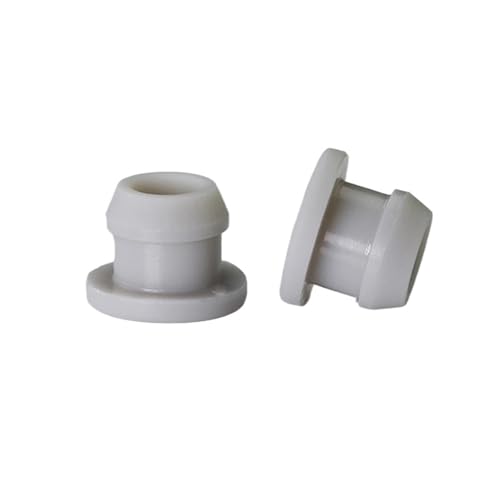Bouchons en caoutchouc silicone gris 21mm de finition supérieure