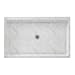 Swanstone SS-3454-131 Single Threshold Shower Floor, 34"Dx54"W - Tundr