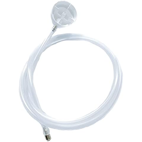 DU-MOST Aerosol Can Extension Kit, 24" Flexible PVC Hose, 360-Degree Brass Nozzle, Reusable & Fits Fluid Film Rust & Corrosion Protection Cans, Clear Cover