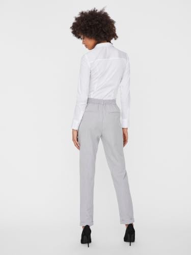 VERO MODA Damen Vmmaya Mr Loose Solid Pant Noos Hose, Light Grey Heather, XS/32L – Ansicht 5