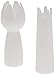 IBILI CNW0102 - Set 2 Boquillas (Plastico Blanco)